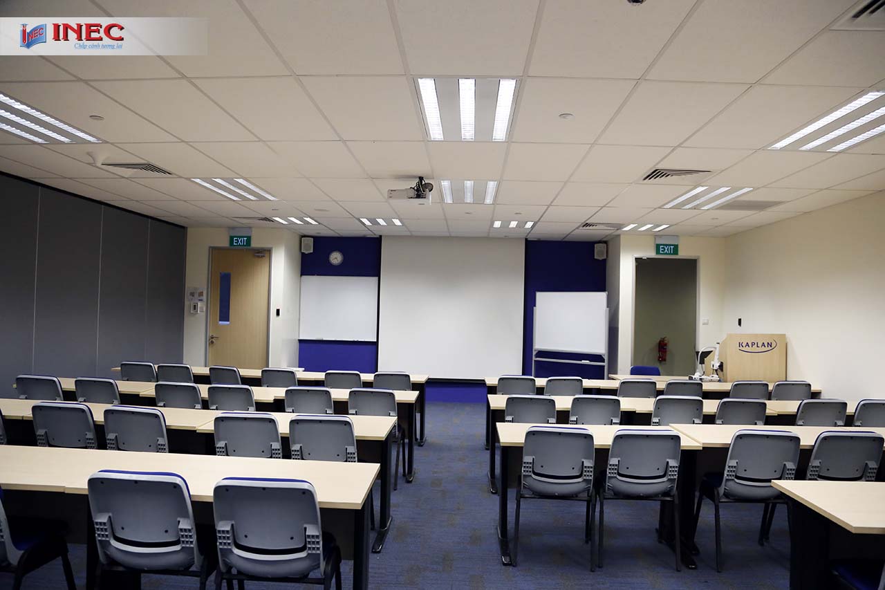 Lớp học hiện đại của Học viện Kaplan
