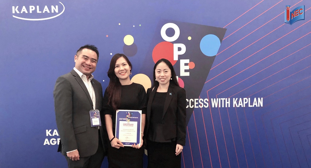 Du học INEC nhận giải Elite Partner 2020 của Học viện Kaplan Singapore