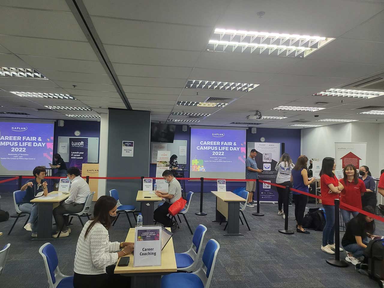 Kaplan Singapore định kỳ tổ chức ngày hội nghề nghiệp, việc làm tại trường đem đến nhiều cơ hội tuyển dụng cho sinh viên tốt nghiệp