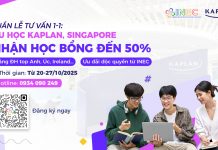 Tuần lễ tư vấn Kaplan Singapore – Học bổng 50% và ưu đãi lớn
