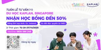 Tuần lễ tư vấn Kaplan Singapore – Học bổng 50% và ưu đãi lớn